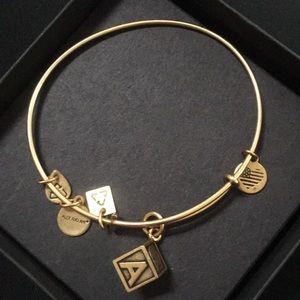 Alex & Ani baby block bracelet